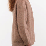 Lauren Manoogian Apparel Womens Sweaters Loft Shawl Cardigan in Spice Spice / One Size
