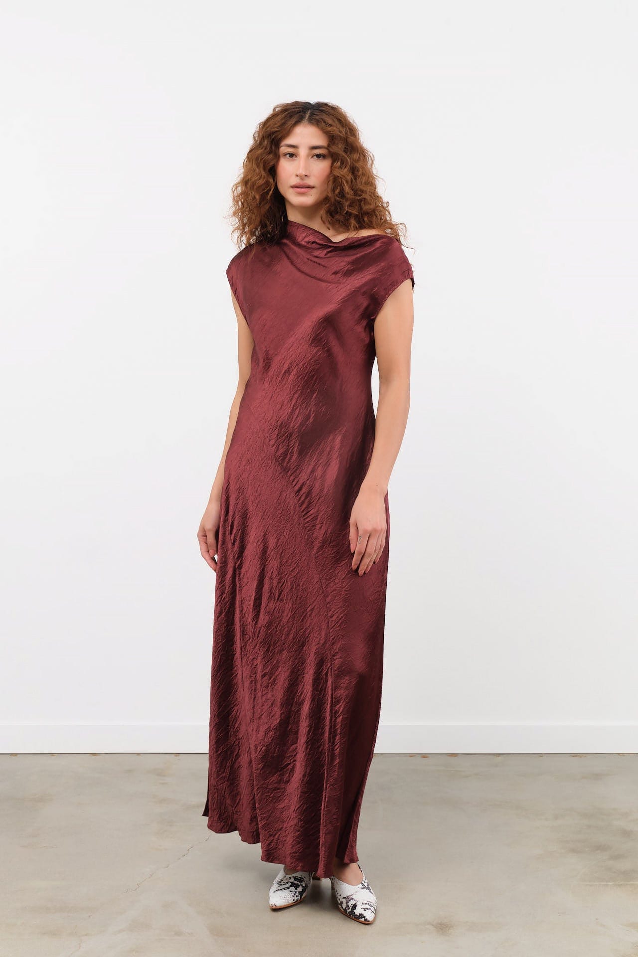 Lauren Manoogian | New Luster Dress 3 | Merlot | Women's - Cedar & Hyde Mercantile Lauren Manoogian | New Luster Dress 3 | Merlot | Women's - Cedar & Hyde Mercantile