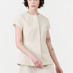 Lauren Manoogian Apparel Womens Blouses New Structure Bodice Natural / 1