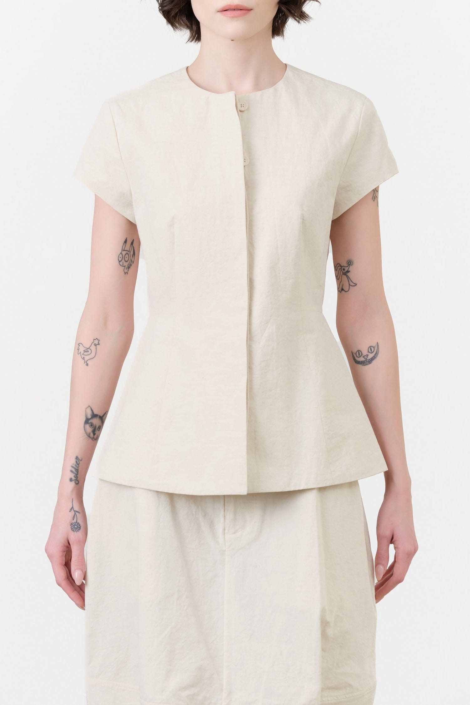Lauren Manoogian Apparel Womens Blouses New Structure Bodice
