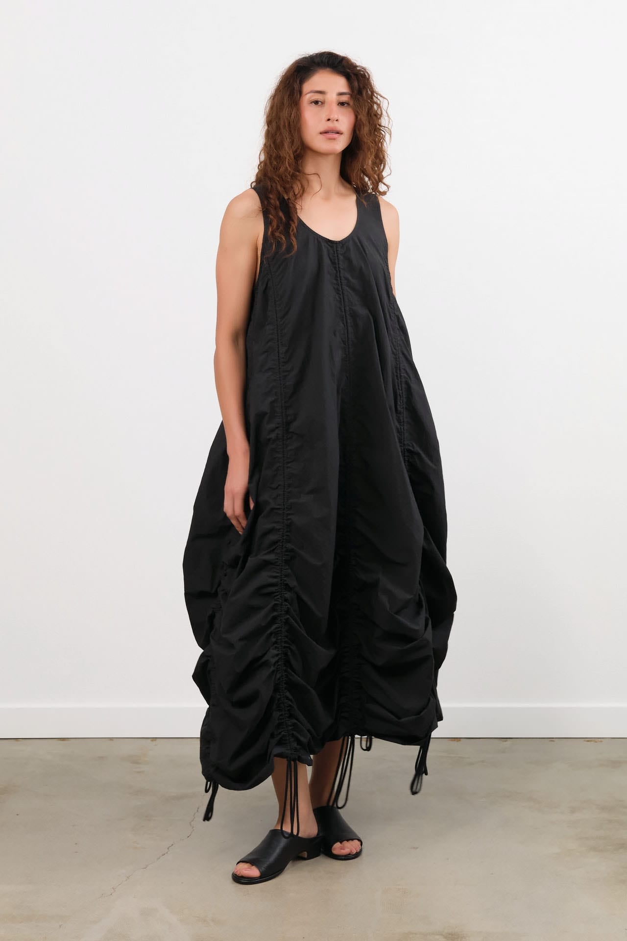 parachute silk dress parachute dress smoke