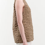Lauren Manoogian Apparel Womens Sweaters Ruche Shell in Earth