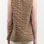 Lauren Manoogian Apparel Womens Sweaters Ruche Shell in Earth