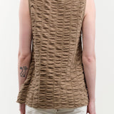 Lauren Manoogian Apparel Womens Sweaters Ruche Shell in Earth