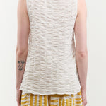 Lauren Manoogian Apparel Womens Sweaters Ruche Shell in White