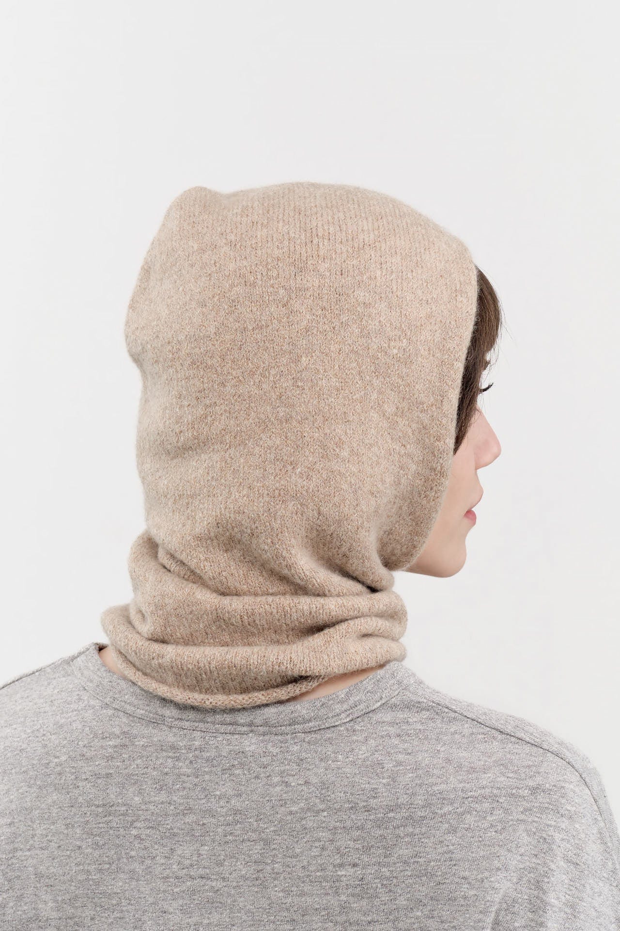Lauren Manoogian Accessories Scarves Soft Balaclava in Oak Oak / One Size