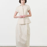 Lauren Manoogian Apparel Womens Skirts Structure Skirt Natural / 1