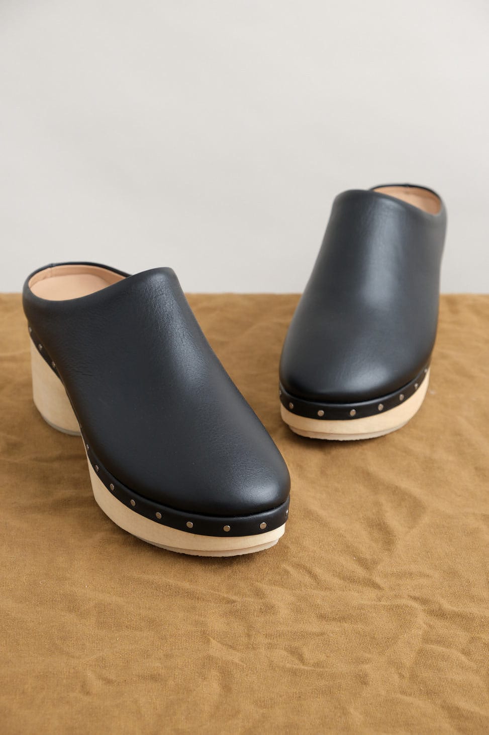 Front of Studio Clog in Black
