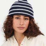 Le Bonnet Accessories Hats Beanie in Midnight Stripe Midnight Stripe / One Size
