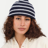 Le Bonnet Accessories Hats Beanie in Midnight Stripe Midnight Stripe / One Size