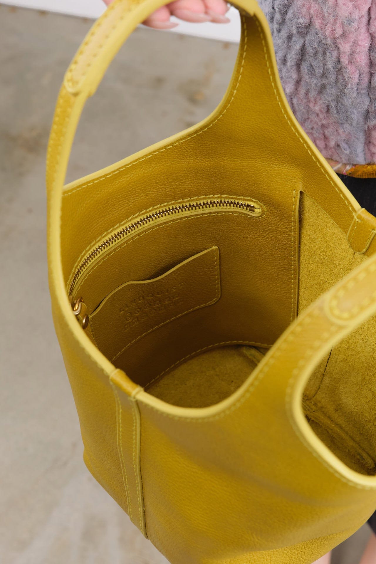 Lindquist Accessories Bags Ama Bag in Chartreuse Chartreuse / 12" H X 9" W X 6" D