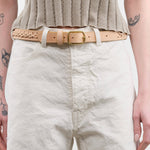 Lindquist Accessories Belts Braided Belt in Vachetta Vachetta / Small