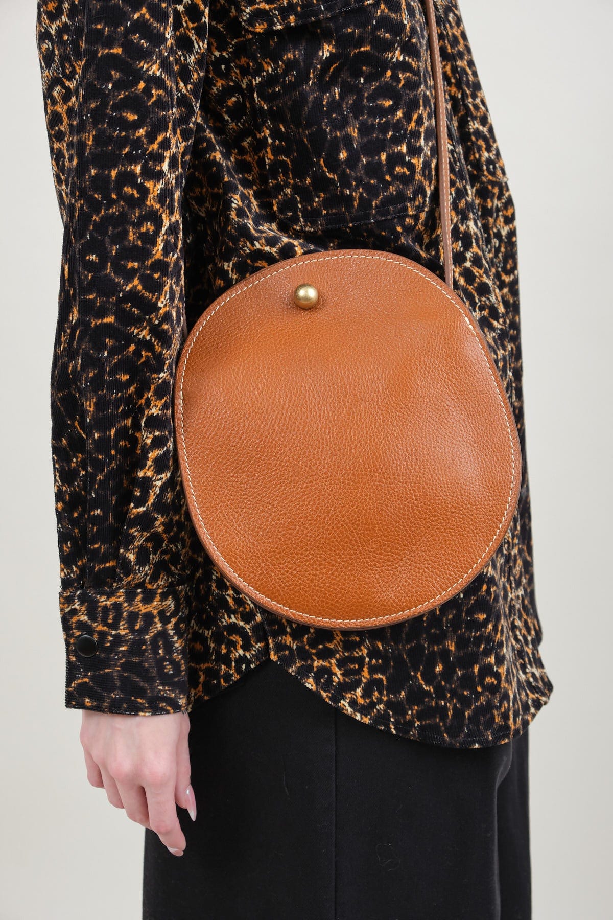 Ride of Eggi Bag in Leather Brown