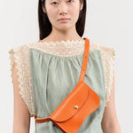 Lindquist Accessories Bags Faba Bag in Carrot Carrot / 4" H X 7.5" W X 1.5" D
