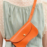 Lindquist Accessories Bags Faba Bag in Carrot Carrot / 4" H X 7.5" W X 1.5" D