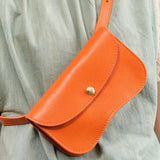 Lindquist Accessories Bags Faba Bag in Carrot Carrot / 4" H X 7.5" W X 1.5" D