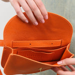 Lindquist Accessories Bags Faba Bag in Carrot Carrot / 4" H X 7.5" W X 1.5" D