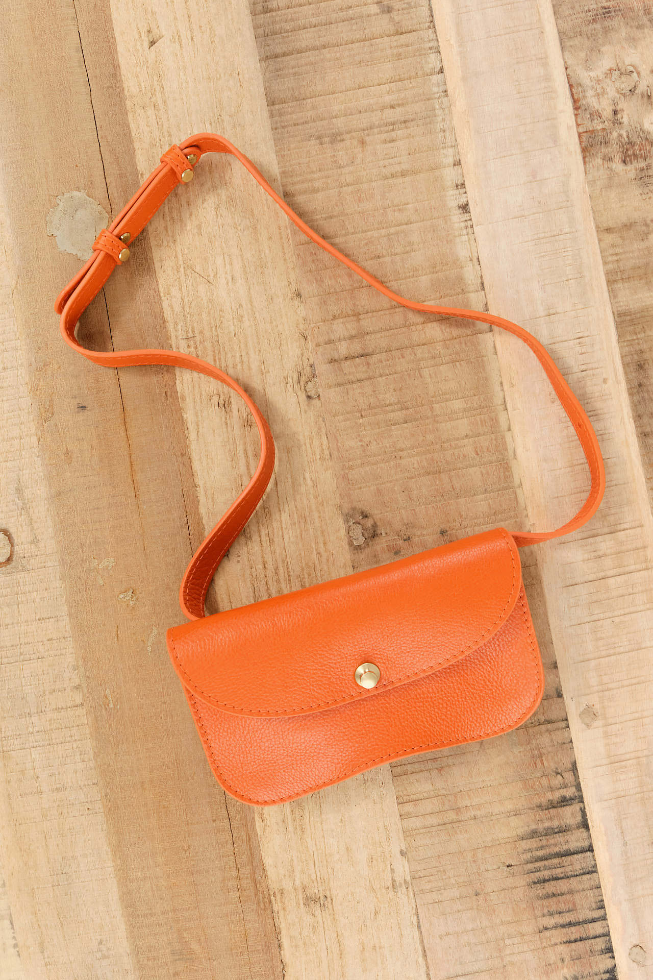 Lindquist Accessories Bags Faba Bag in Carrot Carrot / 4" H X 7.5" W X 1.5" D