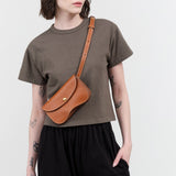 Lindquist Accessories Bags Faba Bag in Leather Brown Leather Brown / 4" H X 7.5" W X 1.5" D