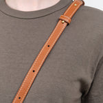 Lindquist Accessories Bags Faba Bag in Leather Brown Leather Brown / 4" H X 7.5" W X 1.5" D