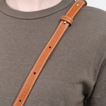 Leather Brown Faba Bag by Lindquist