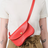 Lindquist Accessories Bags Faba Bag in Persimmon Persimmon / 4" H X 7.5" W X 1.5" D