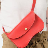 Lindquist Accessories Bags Faba Bag in Persimmon Persimmon / 4" H X 7.5" W X 1.5" D