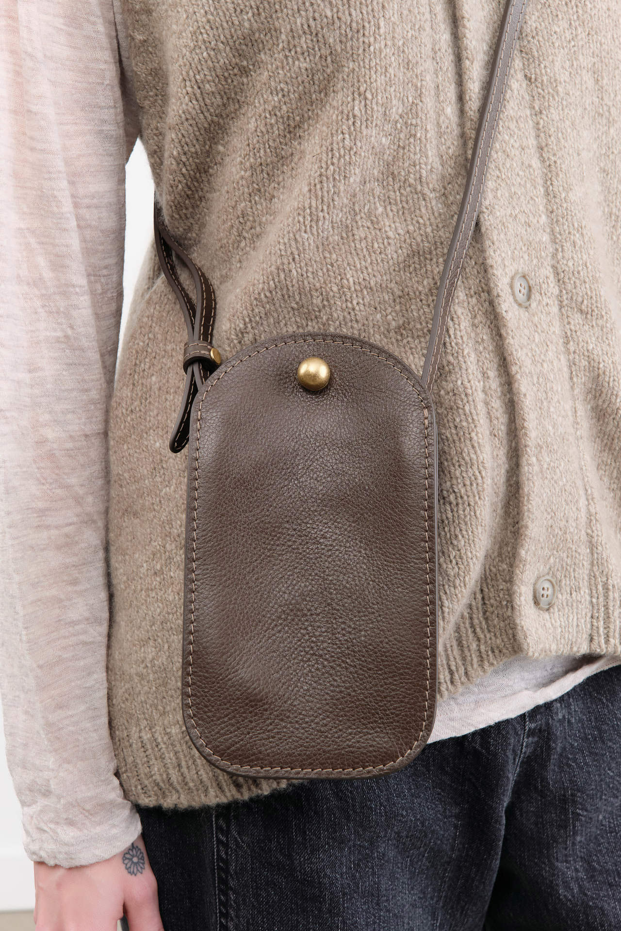 Lindquist Accessories Bags Segui Bag in Chaga Chaga / 8.5” H X 4.75" W X 1.5” D