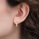 Loren Stewart Jewelry Earrings Mini Friendship Safety Pin Pearl