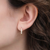 Loren Stewart Jewelry Earrings Mini Friendship Safety Pin Pearl