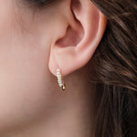 Loren Stewart Jewelry Earrings Mini Friendship Safety Pin Pearl