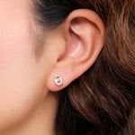 Loren Stewart Jewelry Earrings Mini Nauticus Studs Sterling Silver / Pair