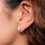 Loren Stewart Jewelry Earrings Mini Nauticus Studs Sterling Silver / Pair