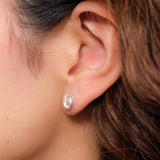 Loren Stewart Jewelry Earrings Mini Nauticus Studs Sterling Silver / Pair