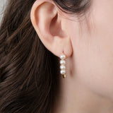 Loren Stewart Jewelry Earrings XL Pearl Safety Pin Pearl