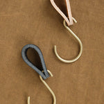 Lostine Home Objects Ludlow Leather Hooks