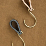 Lostine Home Objects Ludlow Leather Hooks