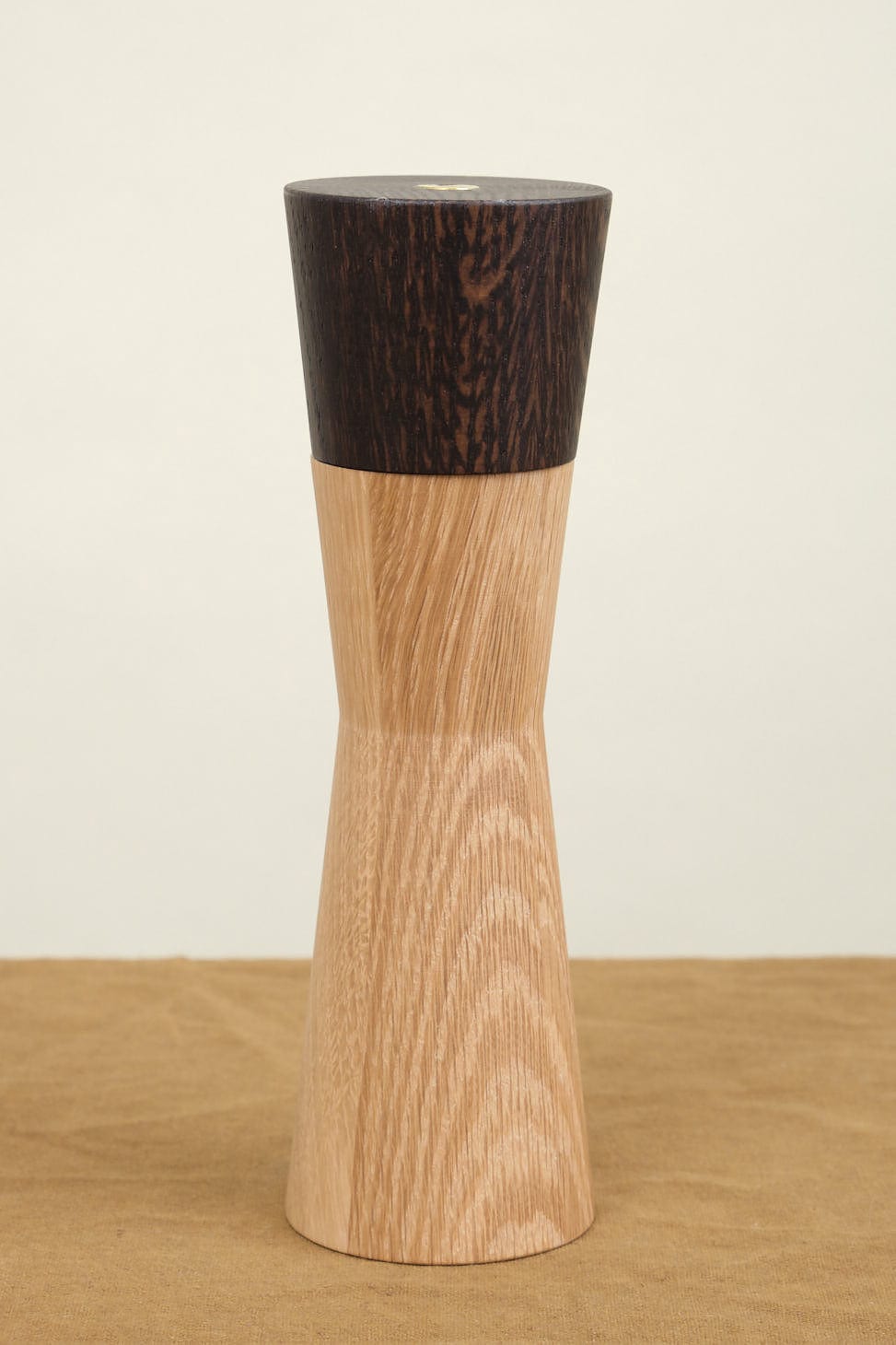 Lostine Home Kitchen Serving Salt and Pepper Mill Set White Oak / 9" H X 3 "D
