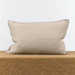 Maison De Vacances Home Pillows 16" X 24" Canvas Vice Versa Cushion in Ecorce Ecorce / 16" X 24"