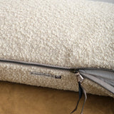 Maison De Vacances Home Pillows 16" x 24" Canvas Wooly in Naturel Naturel / 16" X 24"
