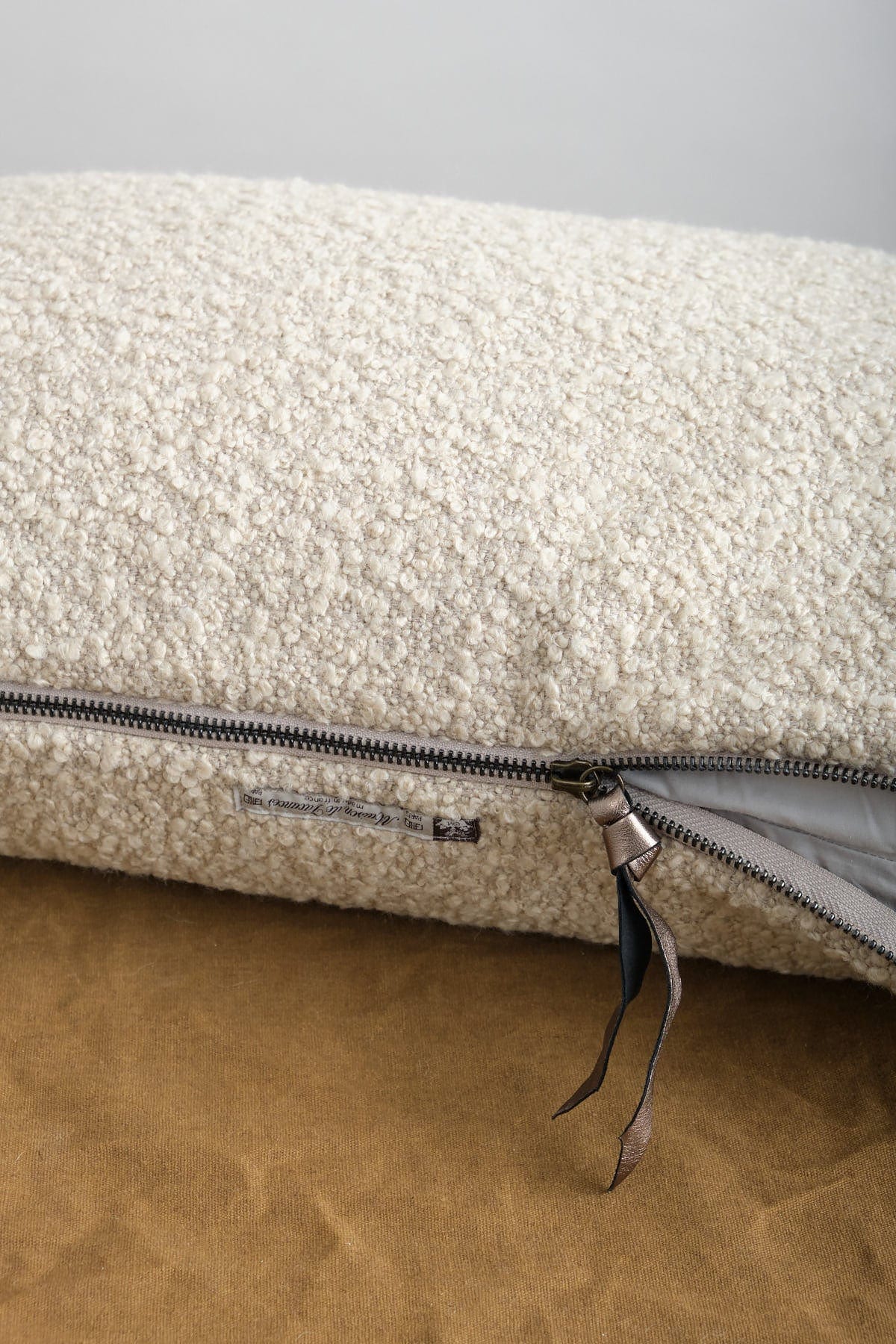 Maison De Vacances Home Pillows 16" x 24" Canvas Wooly in Naturel Naturel / 16" X 24"