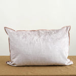 Maison De Vacances Home Pillows 16" X 24" Royal Velvet Vice Versa Cushion in Blush Blush / 16" X 24"