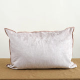 Maison De Vacances Home Pillows 16" X 24" Royal Velvet Vice Versa Cushion in Blush Blush / 16" X 24"