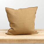 Maison De Vacances Home Pillows 26" X 26" Canvas Vice Versa Cushion In Cappuccino Cappuccino / 26" X 26"