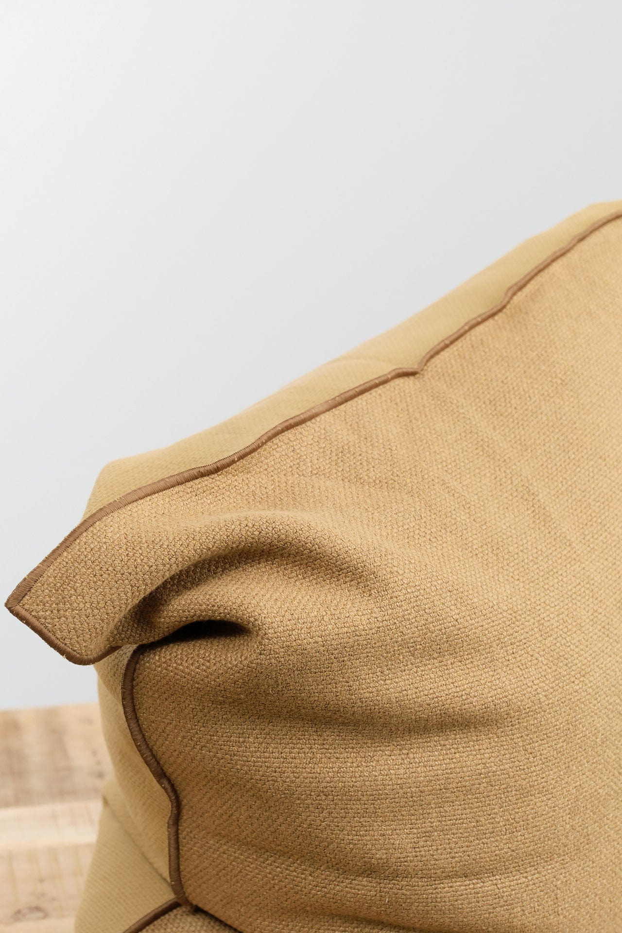Maison De Vacances Home Pillows 26" X 26" Canvas Vice Versa Cushion In Cappuccino Cappuccino / 26" X 26"