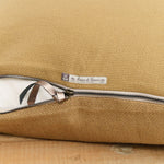 Maison De Vacances Home Pillows 26" X 26" Canvas Vice Versa Cushion In Cappuccino Cappuccino / 26" X 26"