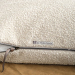 Maison De Vacances Home Pillows 26" x 26" Canvas Wooly in Naturel Naturel / 26" X 26"