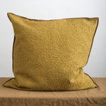 Maison De Vacances Home Pillows 26" x 26" Canvas Wooly in Ocre Ocre / 26" X 26"