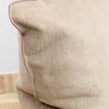 Maison De Vacances Home Pillows 26" X 26" Tufted Canvas Upcycled Cushion in Ecorce Ecorce / 26" X 26"