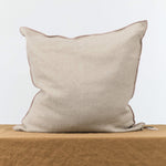 Maison De Vacances Home Pillows 26" X 26" Vice Versa Cushion in Ecorce Ecorce / 26" X 26"